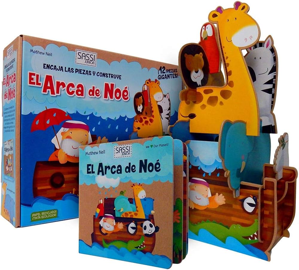 El Arca de Noe 3D Libro y Puzzle