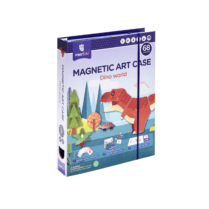 Magnetic Art Case Dino World