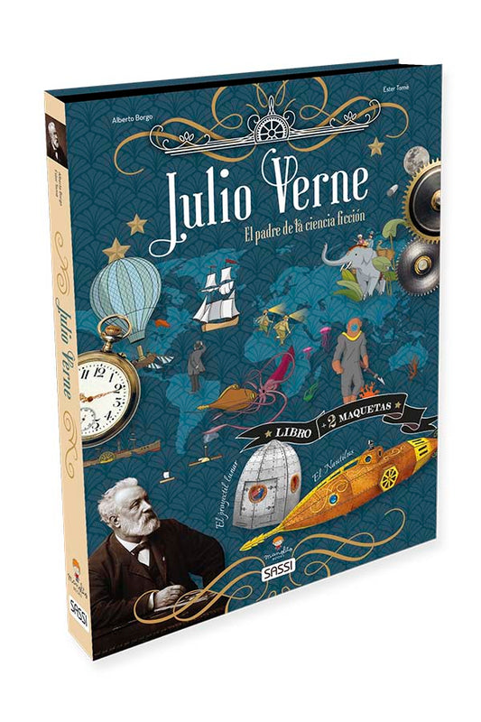 Julio Verne Maqueta Libro