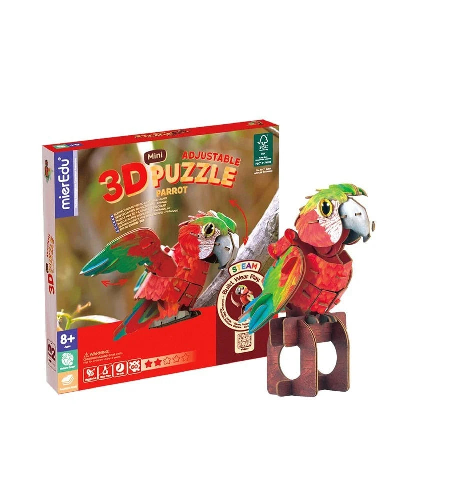 Parrot Puzzle 3D