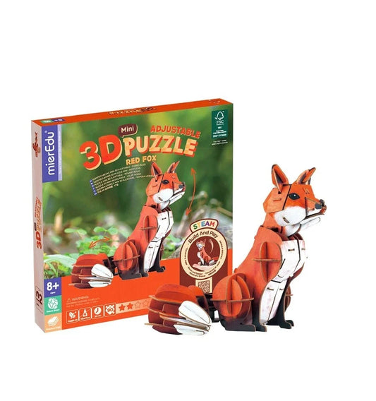 Red Fox Puzzle 3D